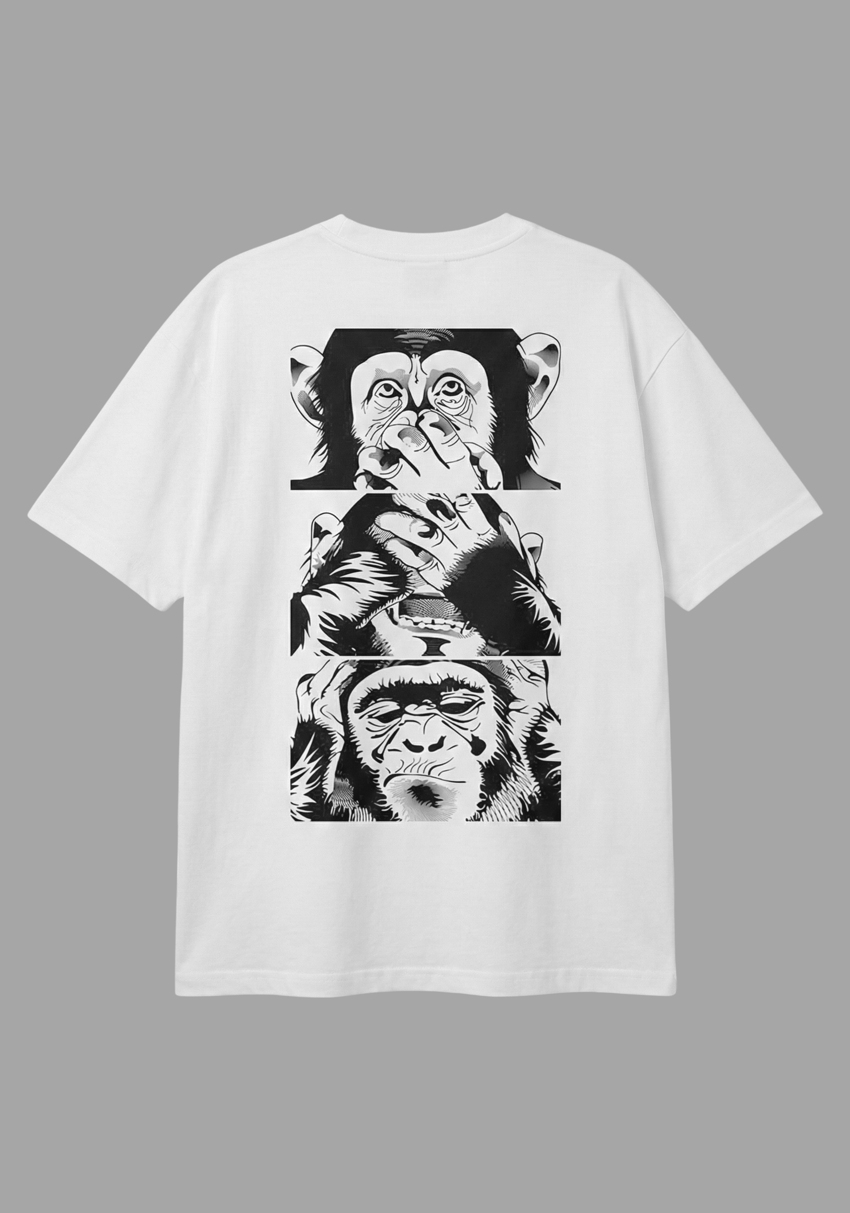 OVERSIZED T-SHIRT | WISE MONKEYS