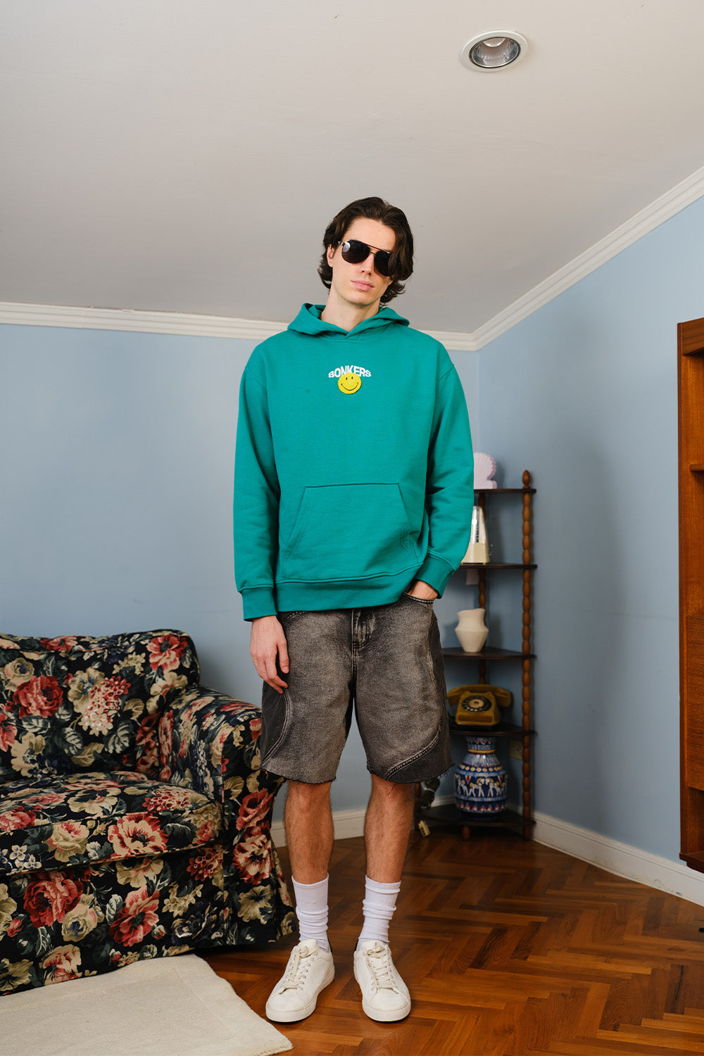 Teal Green Hoddie