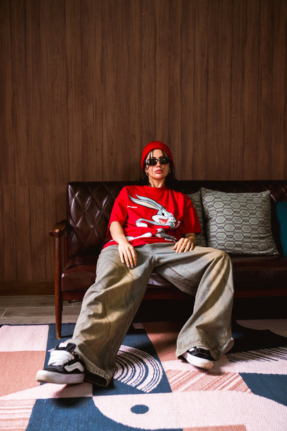 Red oversized