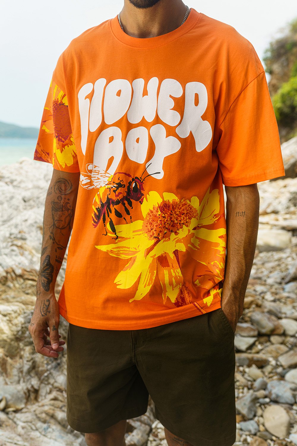 Orange Oversized